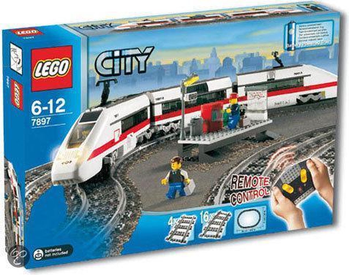 doos nieuws Zware vrachtwagen LEGO City Passagierstrein - 7897 | bol.com