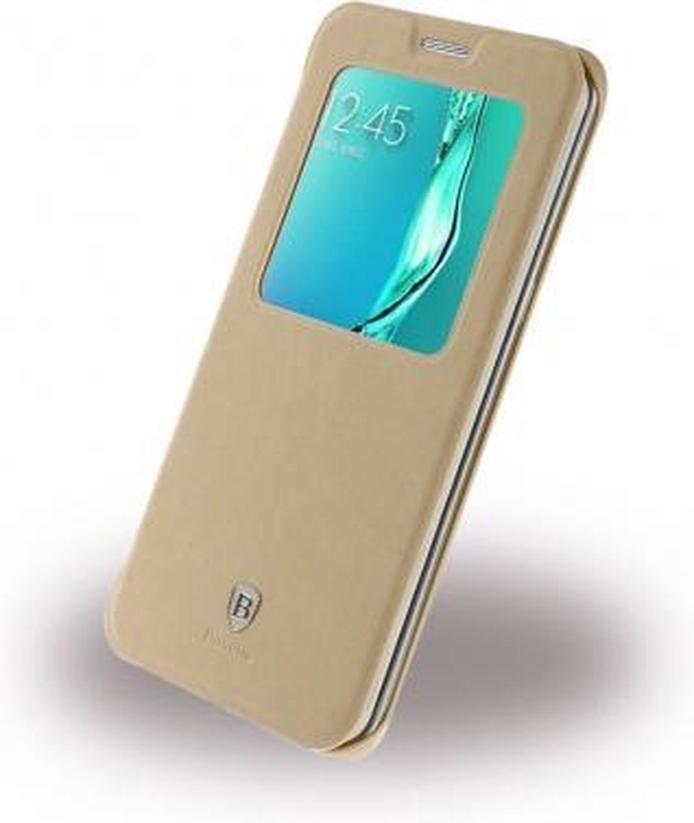 Baseus LTSAS6PS-SM11 Terse - Leather Book Case - Samsung Galaxy G928F S6 Edge Plus - Khaki