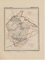 Historische kaart, plattegrond van gemeente Soest in Utrecht uit 1867 door Kuyper van Kaartcadeau.com