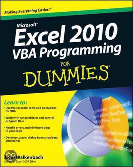 Excel Vba Programming For Dummies Ebook John Walkenbach 9780470632758 Boeken 3259