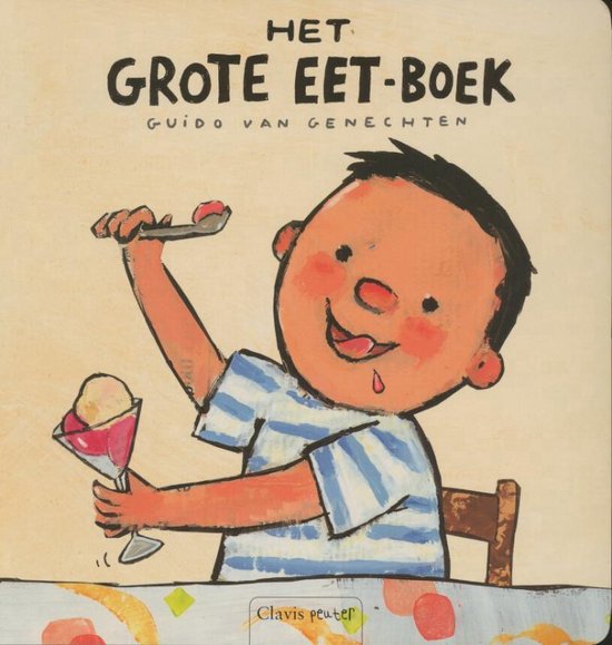 Cover van het boek 'Het grote eet-boek (kartoneditie)'
