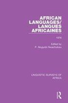 Linguistic Surveys of Africa - African Languages/Langues Africaines