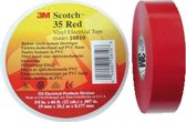 3M Tape Rood Scotch 35, vinyl, (lxb) 20mx19mm, UV-bestendig