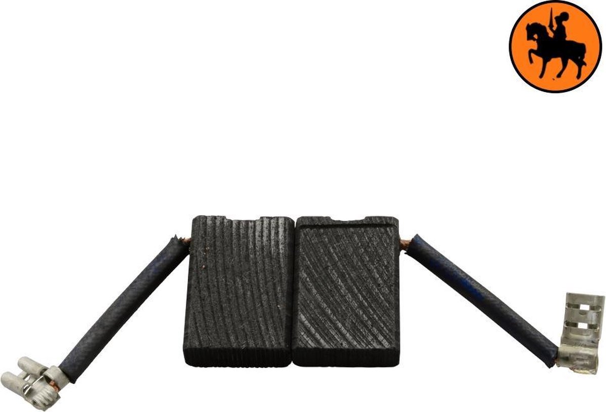 Koolborstelset voor Black & Decker frees/zaag P5722 - 6,3x16x23mm