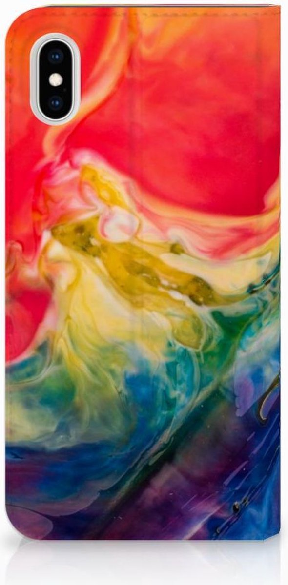 Bookcase Apple iPhone Xs Max Watercolor Dark