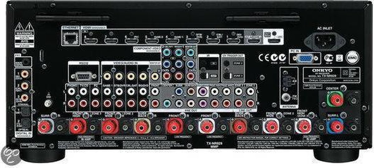Onkyo TXNR929 9.2 AVreceiver Zwart
