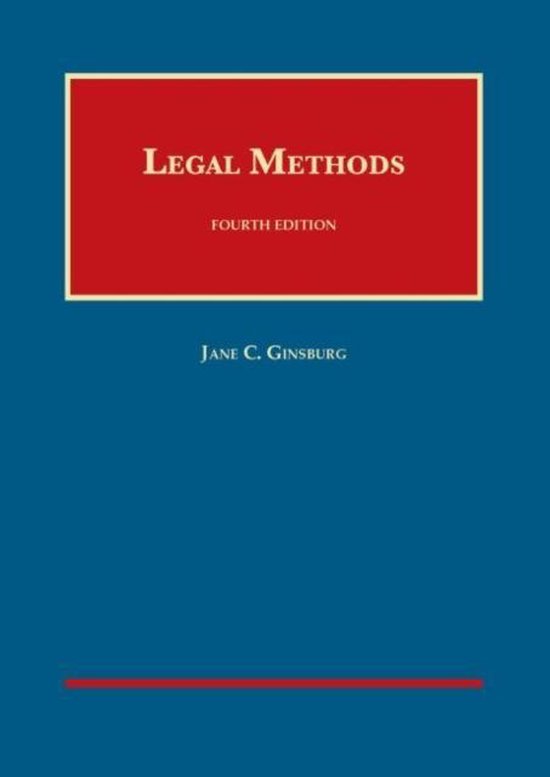 Legal Methods 9781609303341 Jane C. Ginsburg Boeken