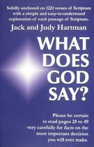 What Does God Say?