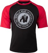 Gorilla Wear Texas T-shirt - Zwart/Rood - XL