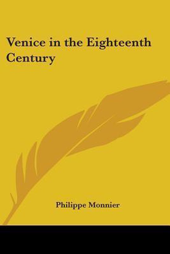 Venice In The Eighteenth Century