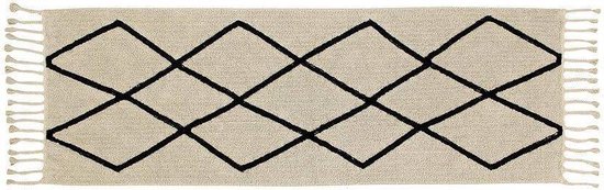 Wasbaar tapijt Bereber Beige - 80x230cm | bol