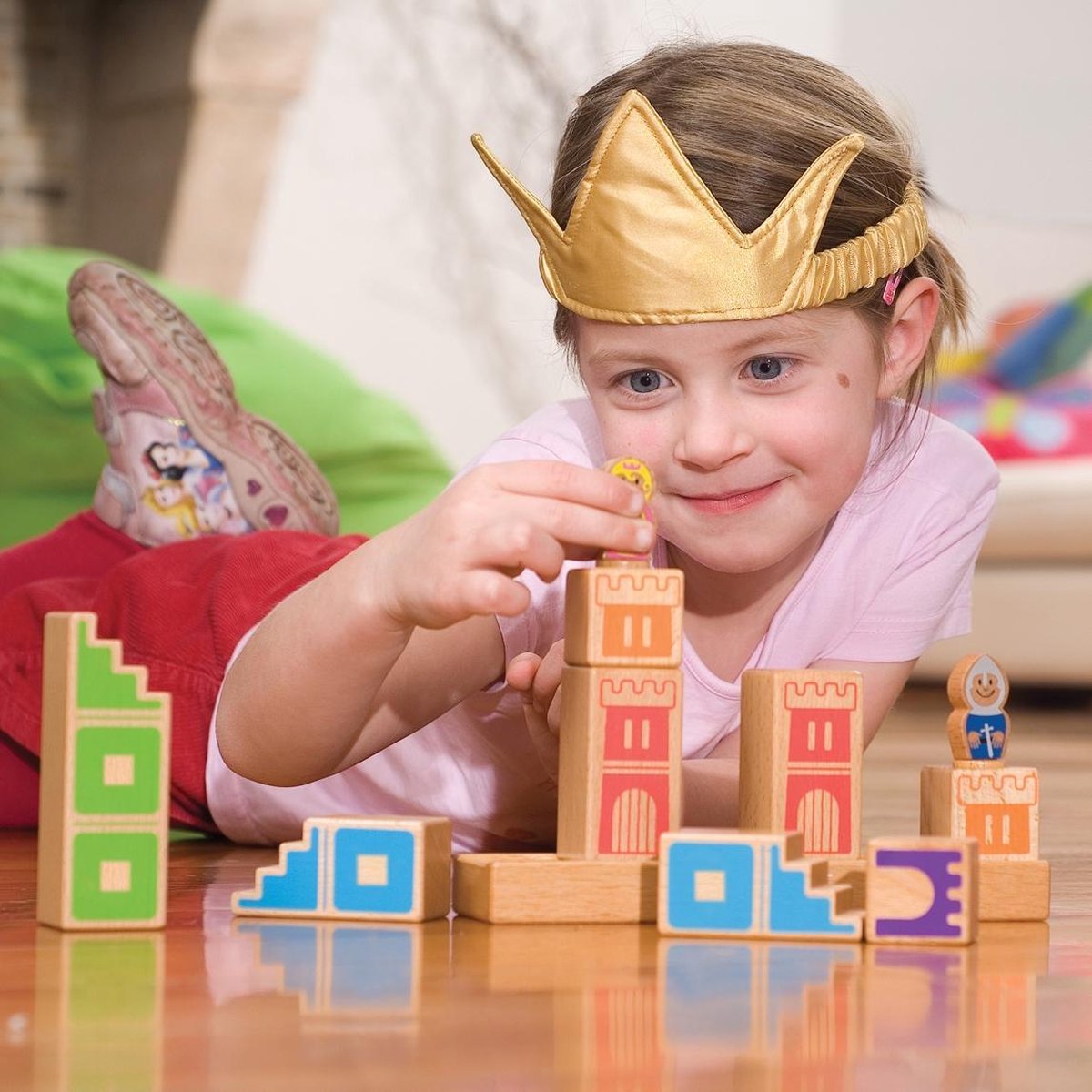 SmartGames Camelot JR. - Houten Logisch Denkspel - 48 Opdrachten - Ruimtelijk Inzicht - Educatief Solospel - Vanaf 4 Jaar — cadeau in Spellen & Speelgoed - foto 8