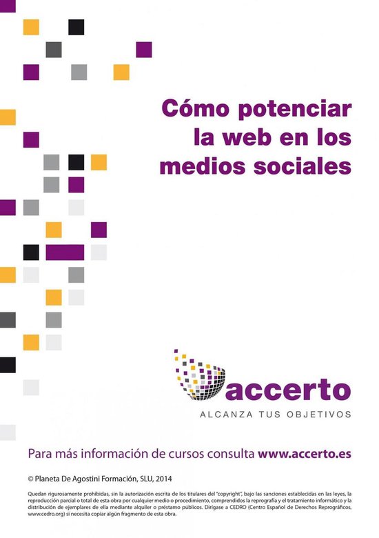 EBK ACCERTO - Cómo potenciar la web en los medios sociales - cover