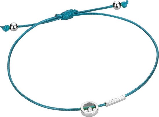 Esprit ESBR00741121 Mini - armband - Textiel - Blauw en zilverkleurig