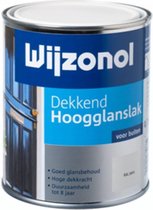 Wijzonol Dekkend Hoogglanslak - 0,75l - 9235 - Roomwit