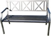 Metalen tuinbank met modern design