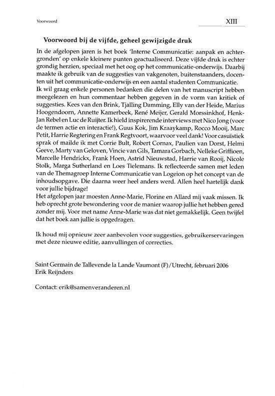 Pagina met 'Voorwoord bij de vijfde, geheel gewijzigde druk' en dankbetuigingen.