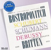 Benjamin Britten, Mstislav Rostropovich - Schubert/Schumann/Debussy: Works For Cello & Piano (CD)