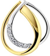 The Jewelry Collection Hanger Diamant 0.03ct H Si - Bicolor Goud