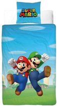 Nintendo Mario & Luigi - Dekbedovertrek - Eenpersoons - 140 x 200 cm - Multi
