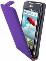 Mobiparts Premium Flip Case LG Optimus L5 II Purple