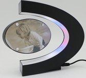 Magnetisch zwevende fotolijst in C- frame - Met LED verlichting