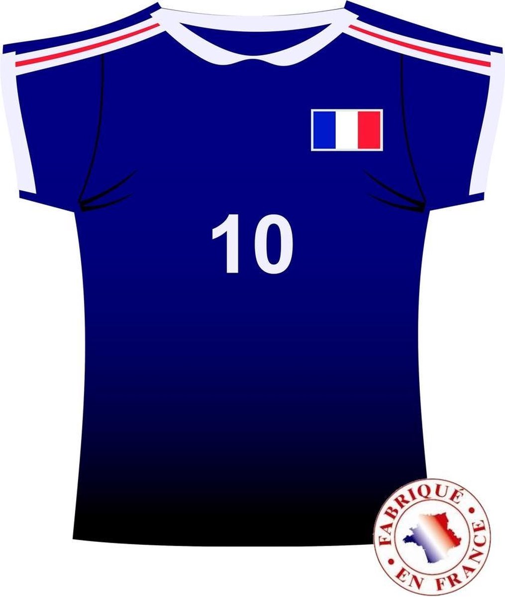 CHRISTIANFABRICATIONS - Muurversiering Frans voetbalshirt