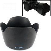Zonnekap ET-60 II Beschermkap Voor Canon EOS Camera - EF-S 55-250mm f 4.0-5.6 IS 75-300mm 90-300mm USM - Lens Hood