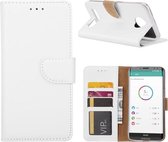 Xssive Hoesje voor Motorola Moto Z3 Play - Book Case - geschikt voor 3 pasjes - Wit