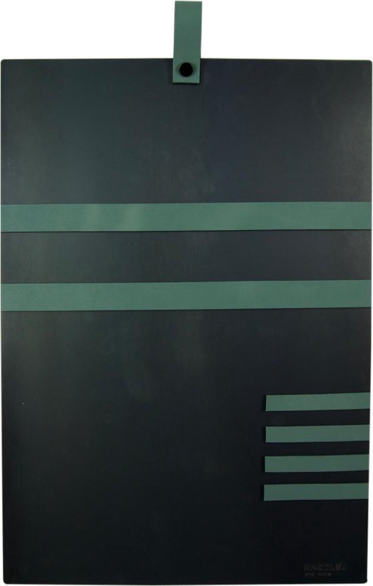 Magneetbord 50x35 Handles and more® VAALGROEN / zwart staal