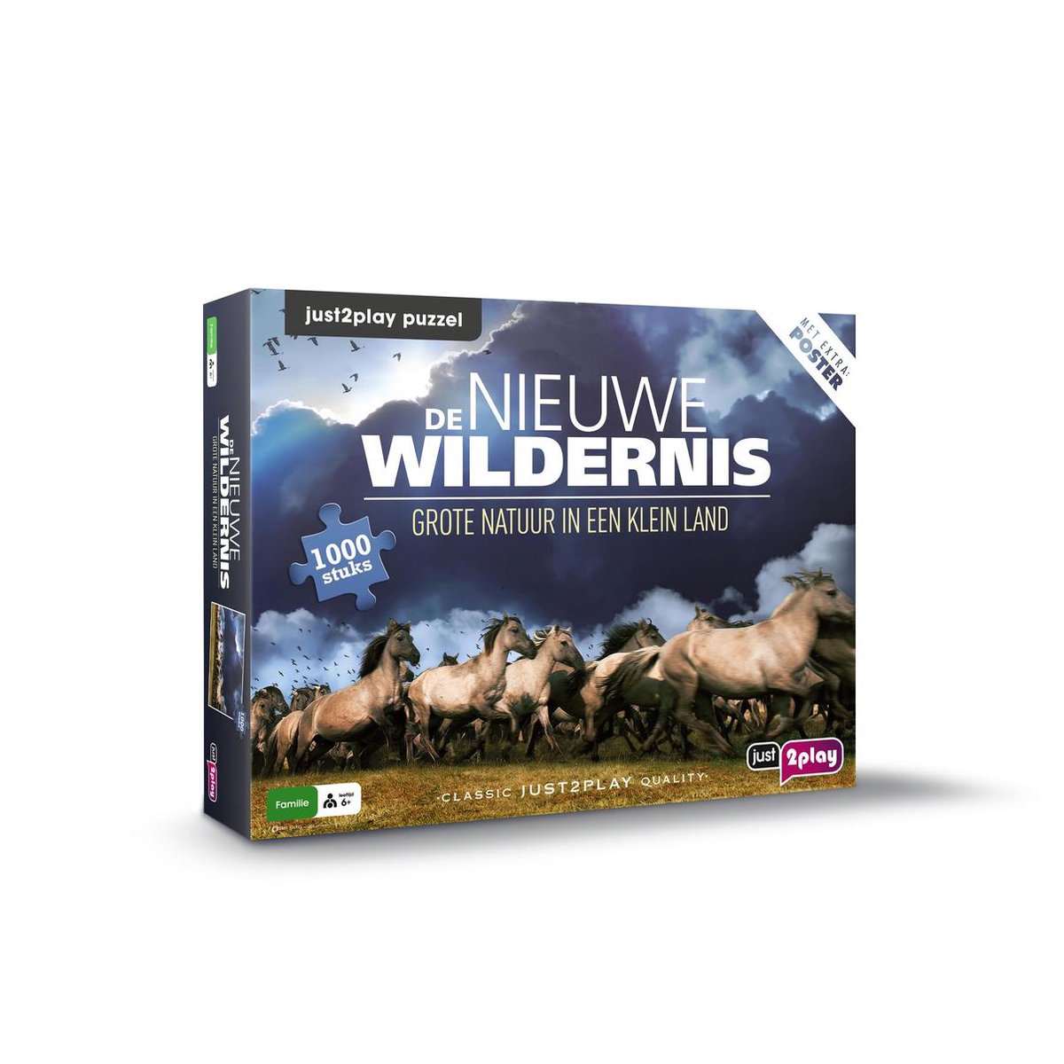De Nieuwe Wildernis paarden - Legpuzzel - 1000 Stukjes | bol.com