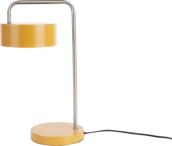 Leitmotiv Curve Lamp - Tafellamp - Ijzer - Ø16 x 40 cm - Geel (oker geel) |  bol.com