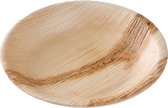 Rond lunchbord van palmblad Ø18 cm (25 stuks)