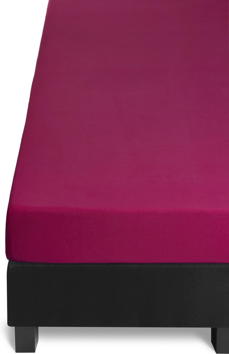 Beddinghouse - Hoeslaken - Katoen - Jersey - 140 x 200/210 cm - Fuchsia