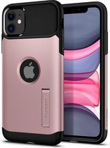 Spigen Slim Armor Apple iPhone 11 Hoesje Roze Goud