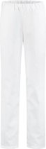 Pantalon Yoworkwear Food avec élastique polyester / coton blanc taille 44