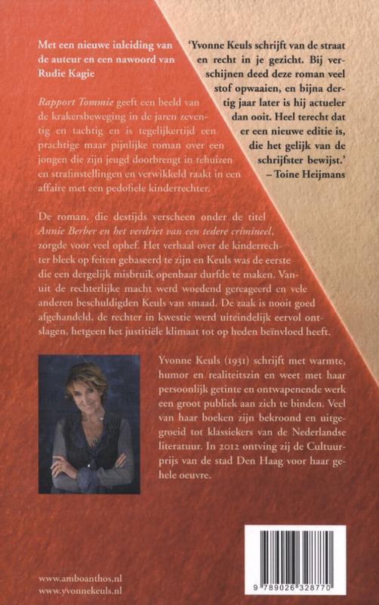 Rapport Tommie - back cover