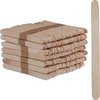 Relaxdays ijsstokjes hout - 500 stuks - knutselhoutjes - houten stokjes