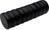 Brute Strength - Super sterke magneten - Rond - 20 x 5 mm - 10 Stuks | Zwart - Neodymium magneet sterk - Voor koelkast - whiteboard