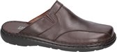 Fbaldassarri -Heren -  bruin donker - pantoffel/slippers - maat 46