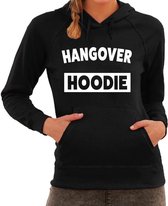 Hangover hoodie fun hooded sweater voor dames zwart 2XL (44)