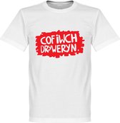 Cofiwch Dryweryn Wall T-Shirt - Wit - 5XL