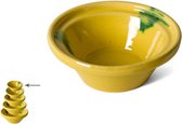 Gerimport Tapasschaaltje 8 Cm Keramiek Geel