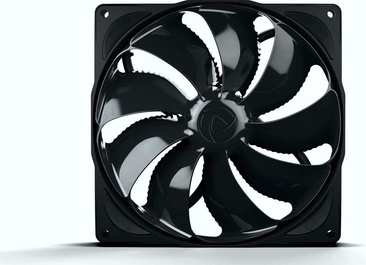 NoiseBlocker NB-eLoop B14-PS Black Edition PC-ventilator Zwart (b x h x d) 140 x 140 x 29 mm