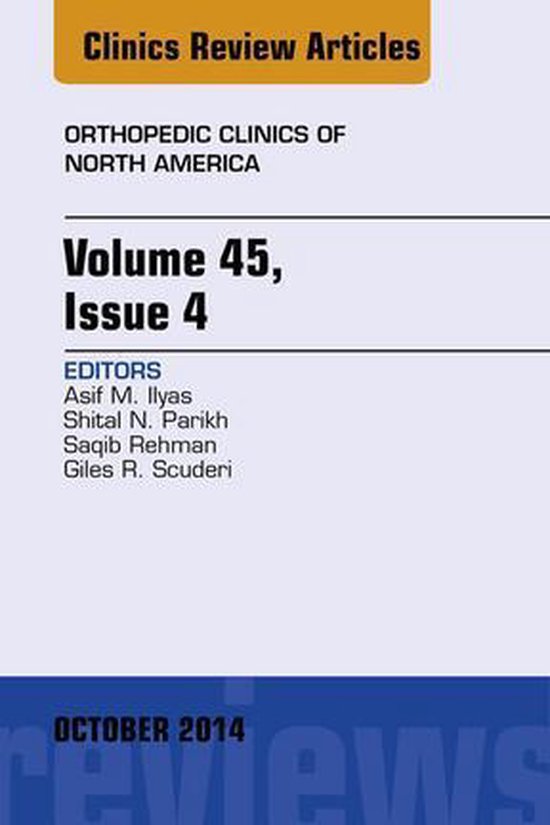 The Clinics: Orthopedics Volume 45-4 - Volume 45, Issue 4, A ... - cover