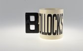 Giggle Beaver Alpha Mugs - Beker - Bollocks - Zwart/Wit