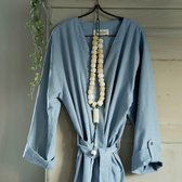 Walra Badjas Robe S/M blauw