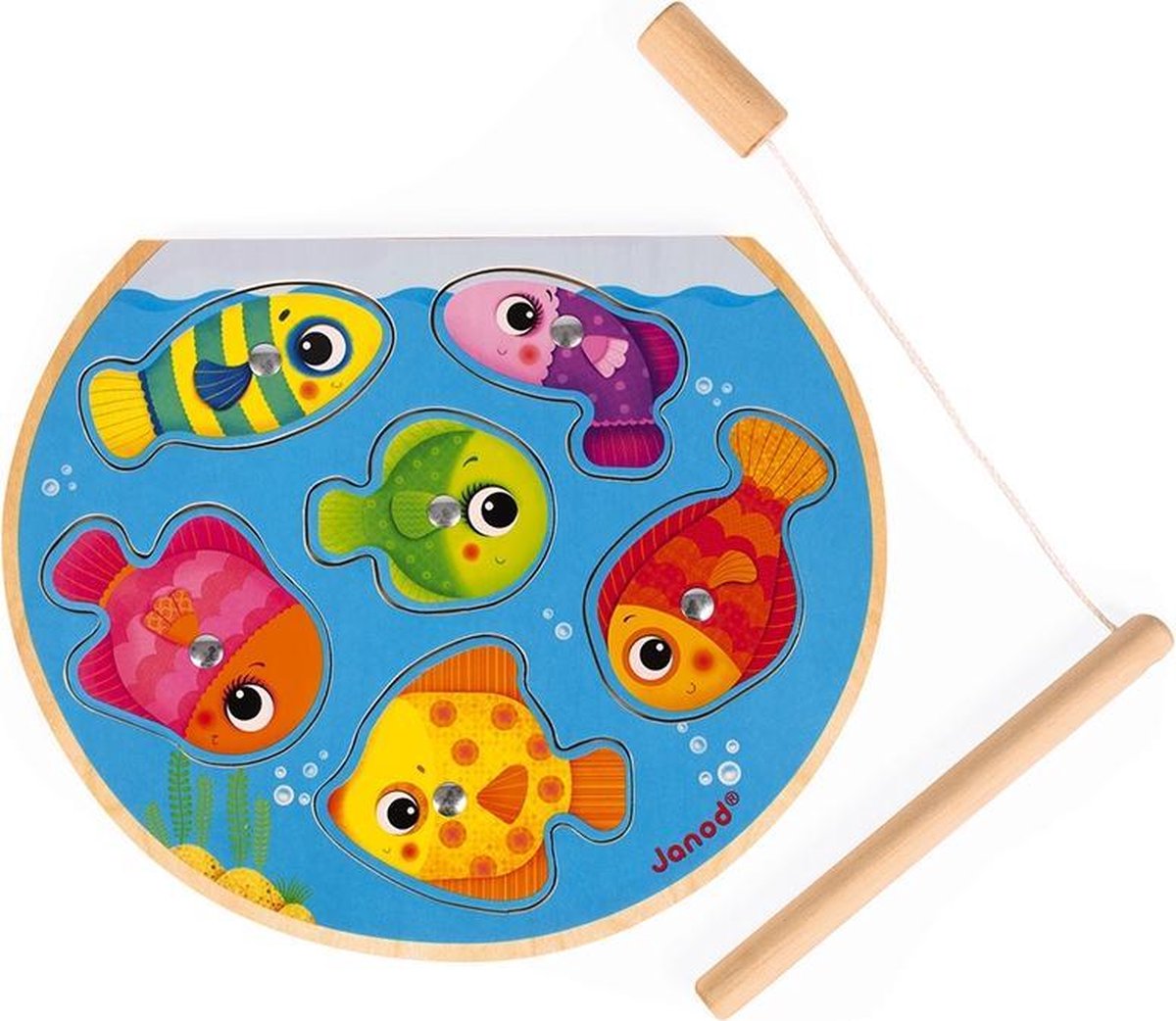 Janod Snelle Vissen Puzzel Spel