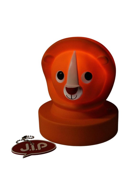 Jip Dieren Lamp Leeuw - Nachtlampje voor Kinderen 15cm - Nachtverlichting Jongens en Meisjes - Oranje van Jip — afbeelding 2
