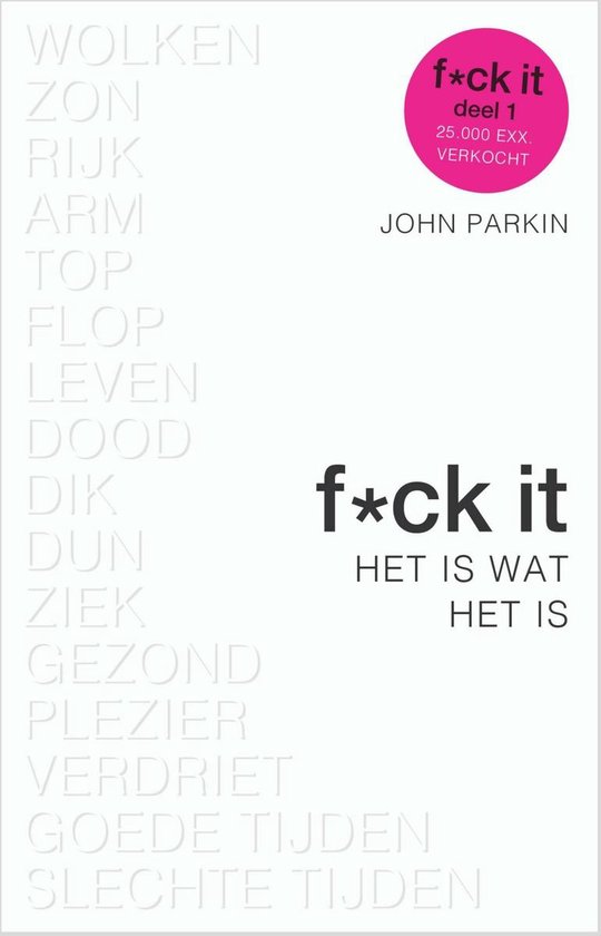 Fuck it Het is wat het is - cover